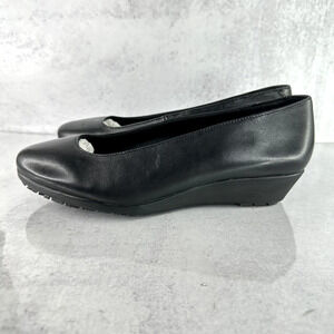 SR Max Bristol Women's 7 M Black Shoes Wedge Slip Resistant Work Shoe